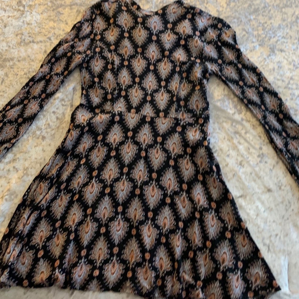 Printed mini dress
